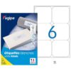 Etikety univerzálne 99,1x93,1mm Agipa A4 100 hárkov