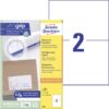 Etikety univerzálne 210x148mm Avery A4 100 hárkov