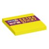 Samolepiaci bloček Stick’n Hopax 76x76 mm, neónovo žltý