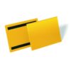 Magnetické vrecko na štítok 210 x 148 mm na šírku 50 ks žlté