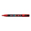 Popisovač uni POSCA PC-3M červený